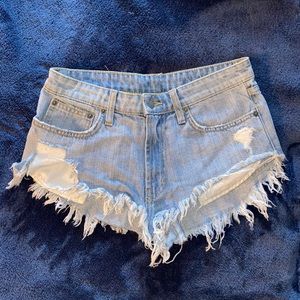 CARMAR denim cutoffs